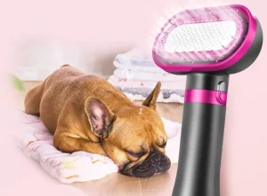 Cepillo secador de pelos con cabezal recambiable para nuestras mascotas