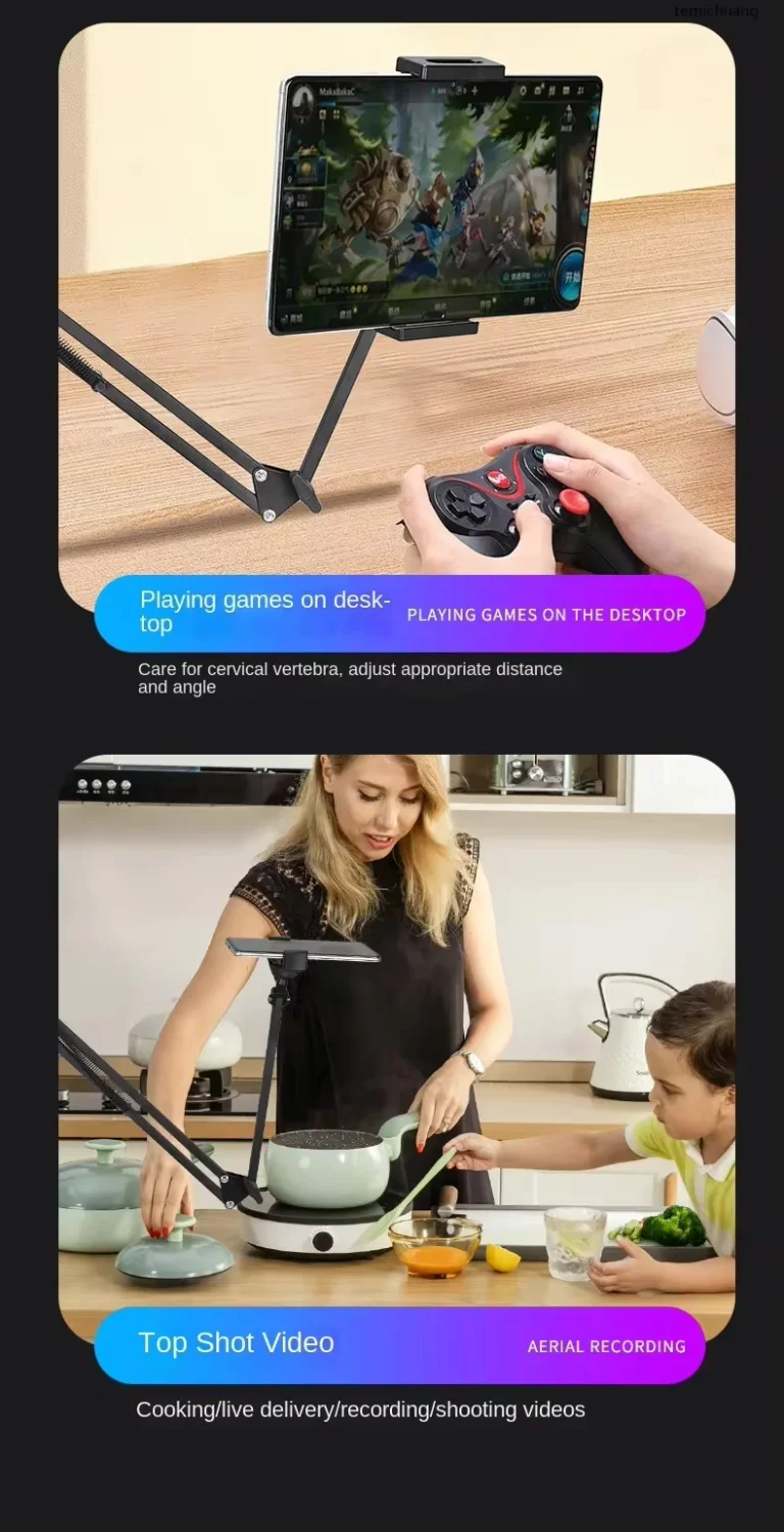 Állítható mobil és tablet állvány, olcsón, Aliexpressről 9