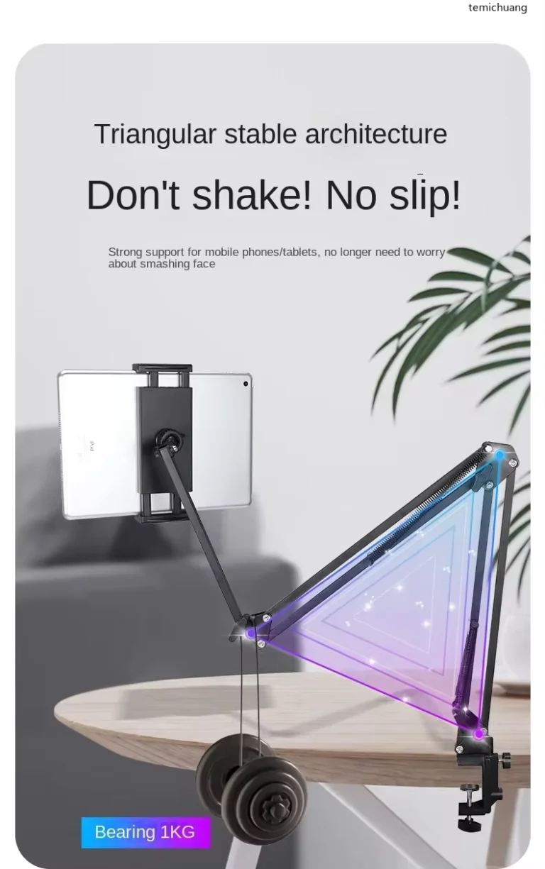 Állítható mobil és tablet állvány, olcsón, Aliexpressről 3