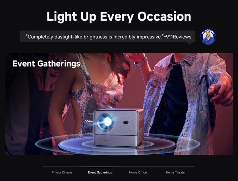 Máris zuhan a Wanbo DaVinci 1 Pro projektor ára 9