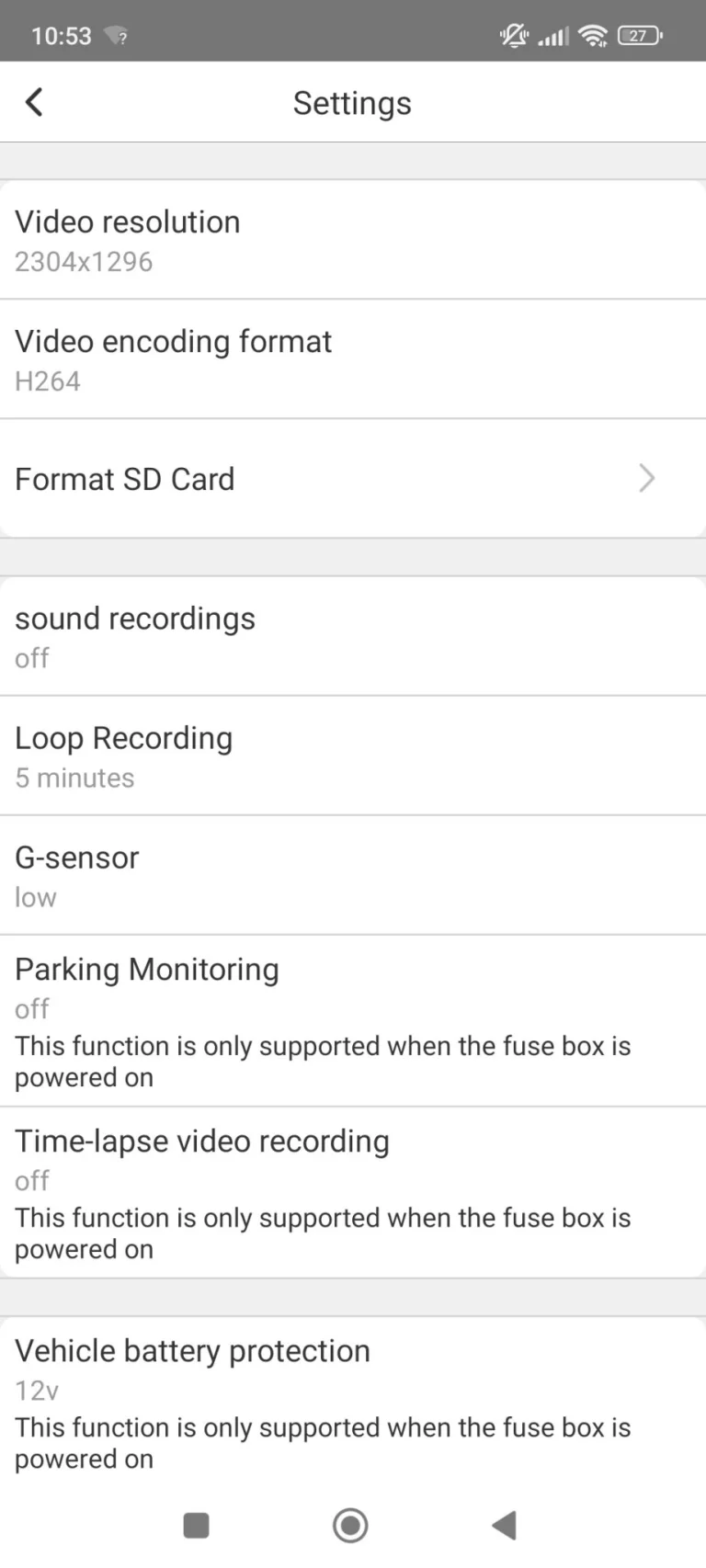 Test de la caméra embarquée de la voiture iMars X5 24