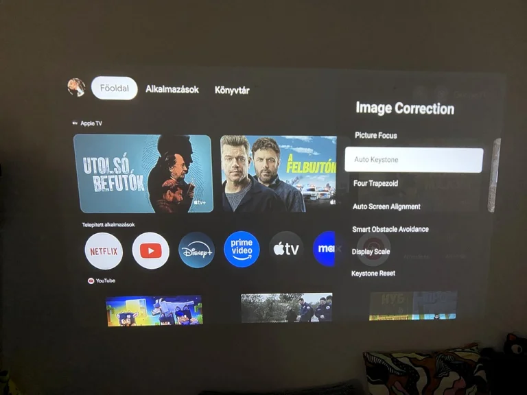 Wanbo DaVinci 1 Pro projektor teszt 37