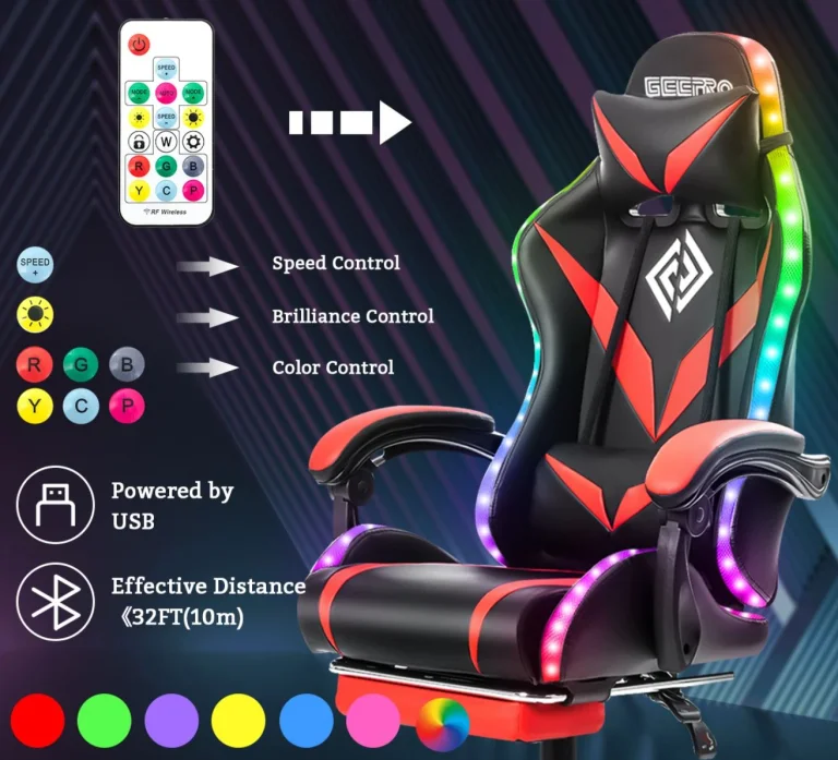 Masszázs, fények, zene, a Hoffree gamer szék mindet tudja 2