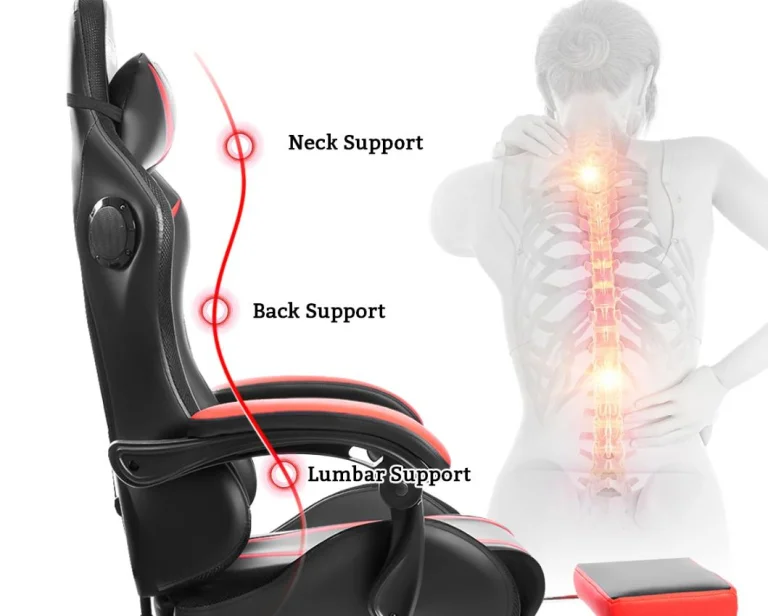 Masszázs, fények, zene, a Hoffree gamer szék mindet tudja 7