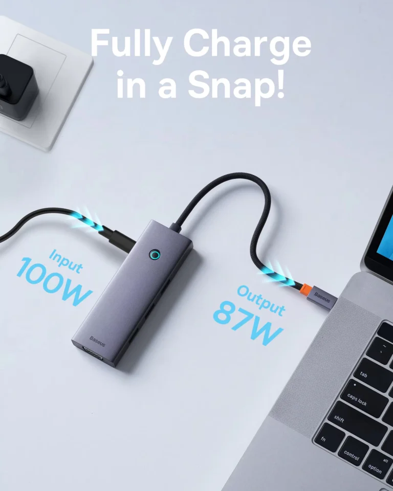 Eszement olcsó a Baseus USB hub 5