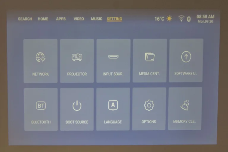 BlitzWolf BW-V3 Max projektor teszt 18