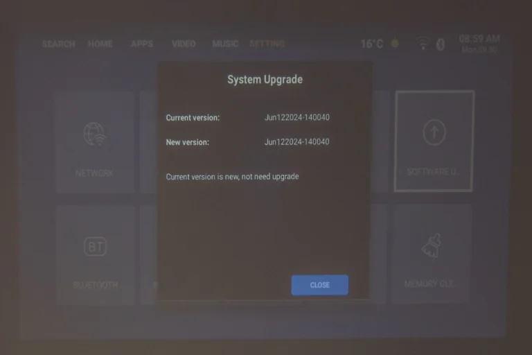 BlitzWolf BW-V3 Max projektor teszt 22