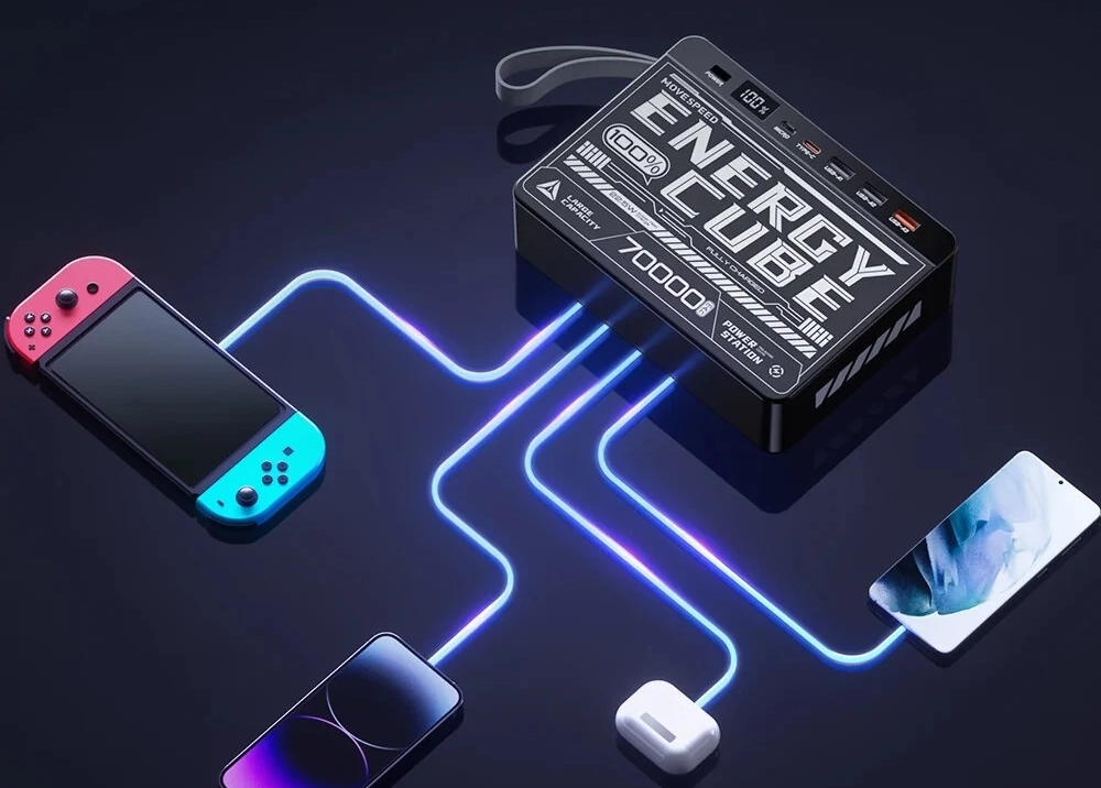MOVESPEED Z70 power bank hatalmas kapacitással rendelhető 1