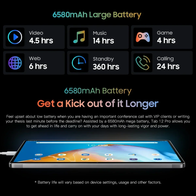 40 000 Ft alatt a Blackview Tab 12 Pro tablet 5