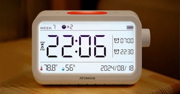 Jó áron az új Atuman MT2 multifunkciós ébresztőóra 1