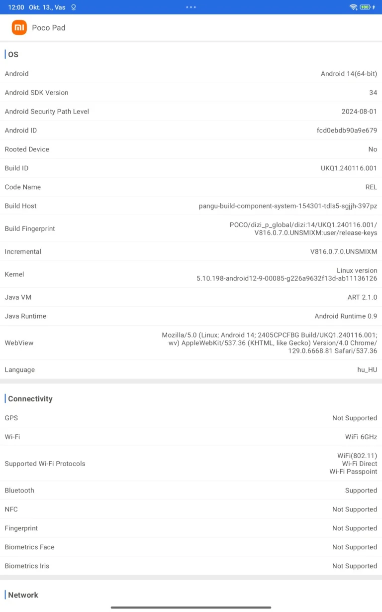 Xiaomi Poco Pad tablet test 40