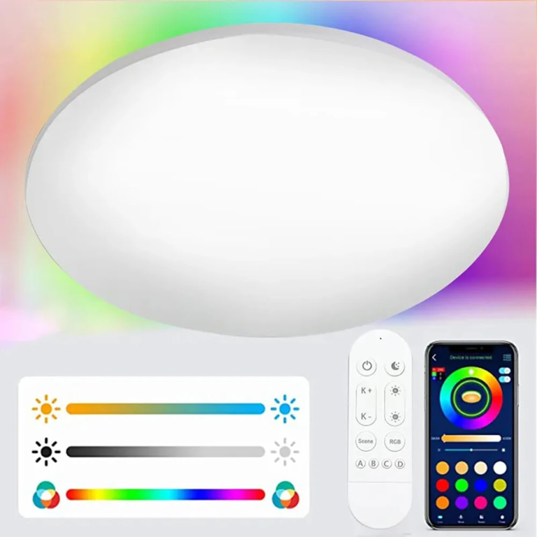 Smart LED lamp: colorful lights and intelligent control 3