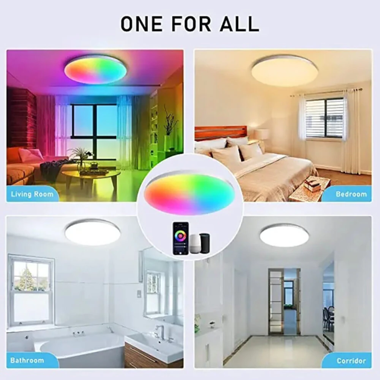Smart LED lamp: colorful lights and intelligent control 7