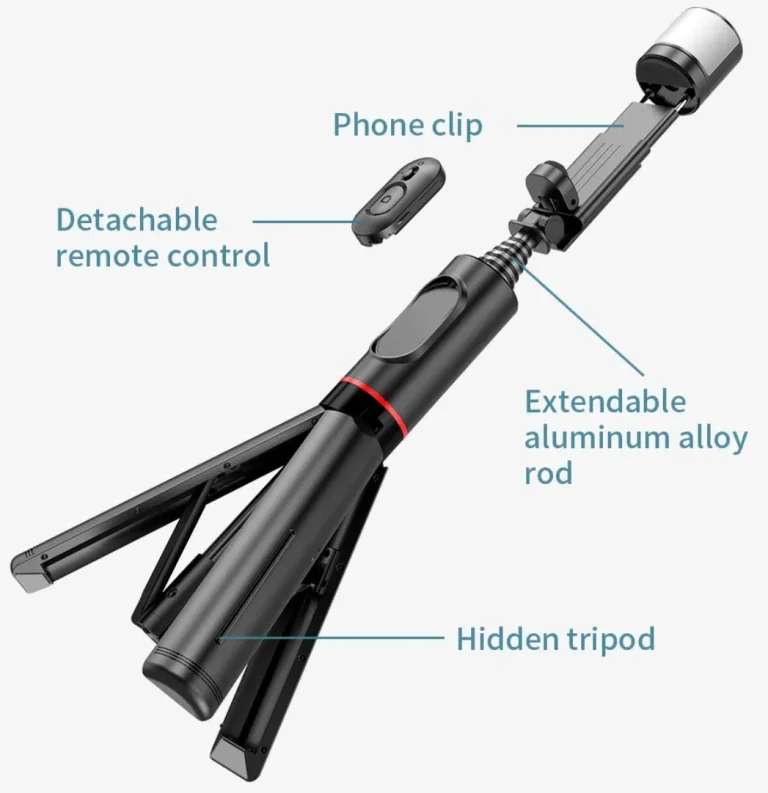 Q12S tripod: szelfibot és állvány kombináció 4800 Ft-ért 11