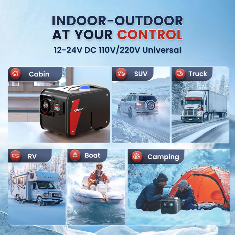 Jó áron érkeztek a páratlan Kroak autós légfűtők 9