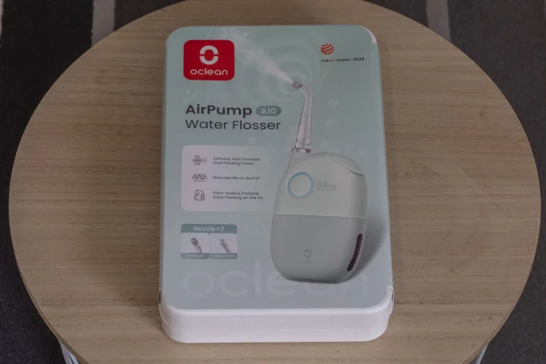 Oclean Ease fogkefe és Oclean Airpump A10 szájzuhany teszt 14