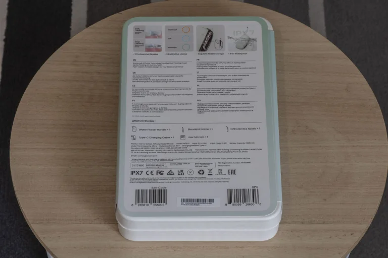 Oclean Ease fogkefe és Oclean Airpump A10 szájzuhany teszt 15