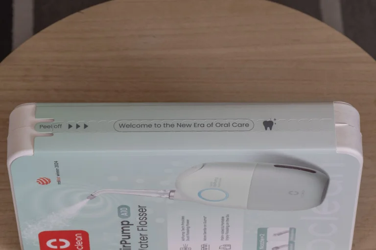 Oclean Ease fogkefe és Oclean Airpump A10 szájzuhany teszt 16