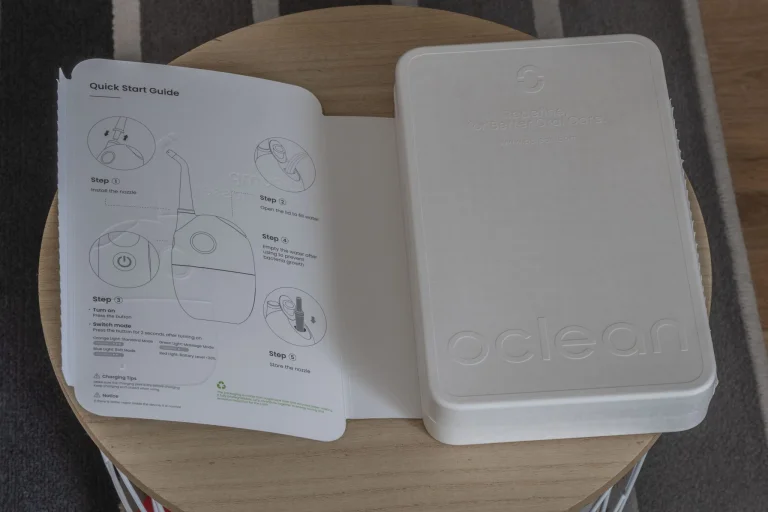 Oclean Ease fogkefe és Oclean Airpump A10 szájzuhany teszt 17