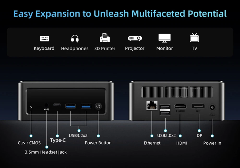 BMAX B9 Power az egyik legerősebb mini PC lett olcsóbb 5