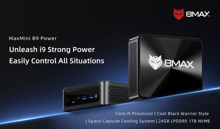 BMAX B9 Power az egyik legerősebb mini PC lett olcsóbb 3