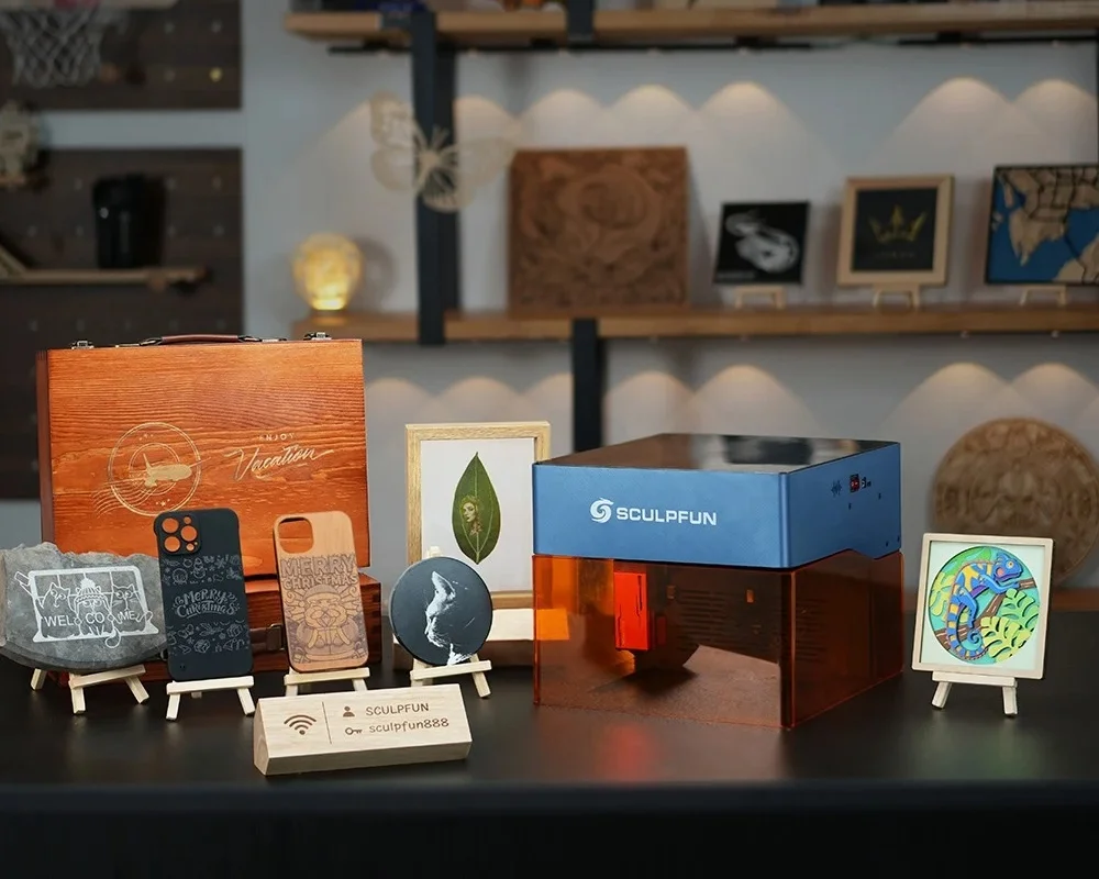 A Sculpfun iCube Pro Max lézergravírozó olcsóbb kintről 1