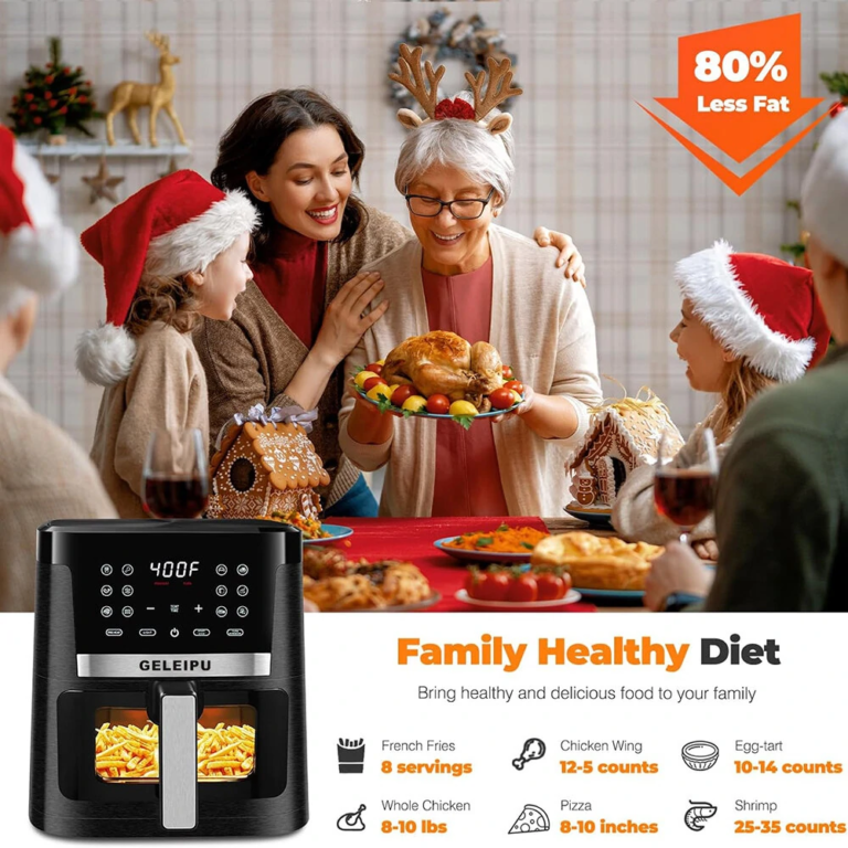 Egészségesebb ételek egyszerűen – GELEIPU DL27 air fryer 3