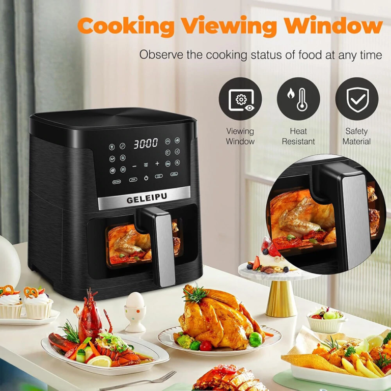 Egészségesebb ételek egyszerűen – GELEIPU DL27 air fryer 4