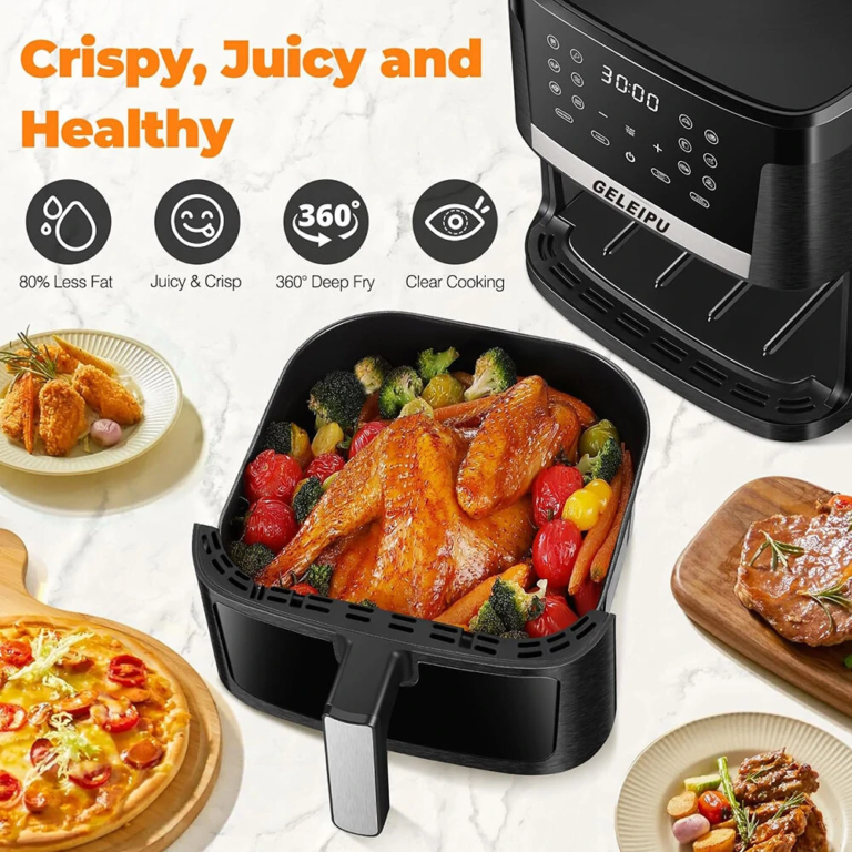 Egészségesebb ételek egyszerűen – GELEIPU DL27 air fryer 5