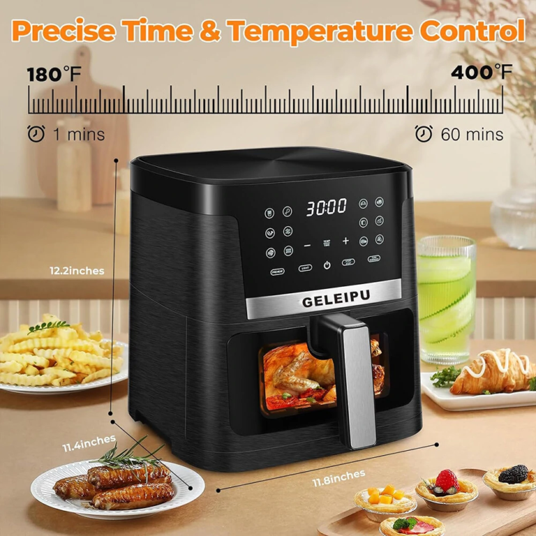 Egészségesebb ételek egyszerűen – GELEIPU DL27 air fryer 6