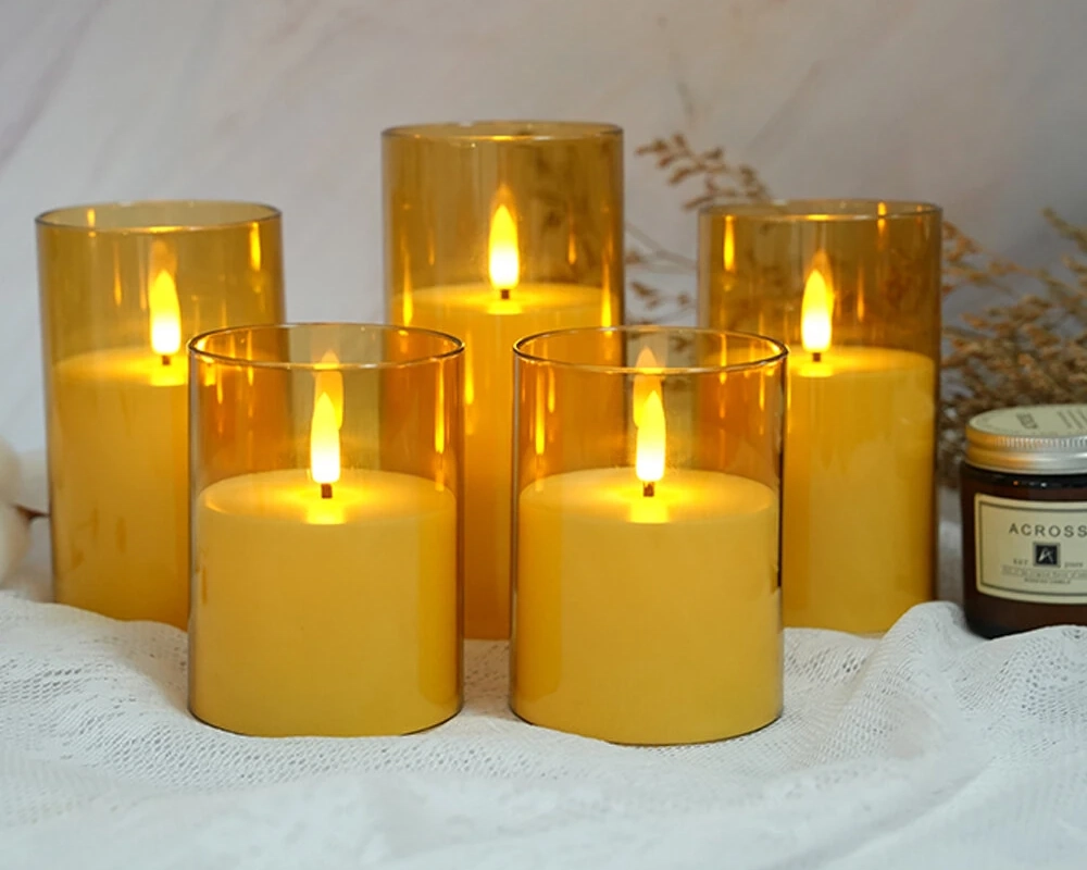 LED-gyertya dekorációk a meghittebb hangulatért 1