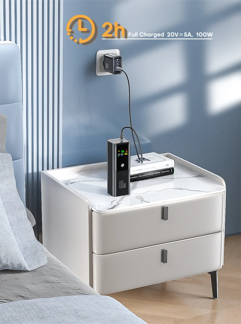 QOOVI 100 W-os power bank – tölts bármit, bárhol, bármikor 8