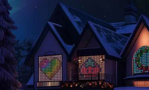 Maxold ki a karácsonyi hangulatot LED fényfüggönnyel