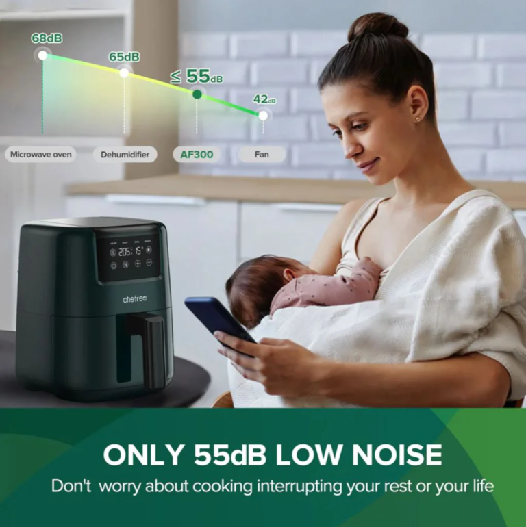 Szerelmi fészkekbe illő CHEFREE AF300 air fryer 9