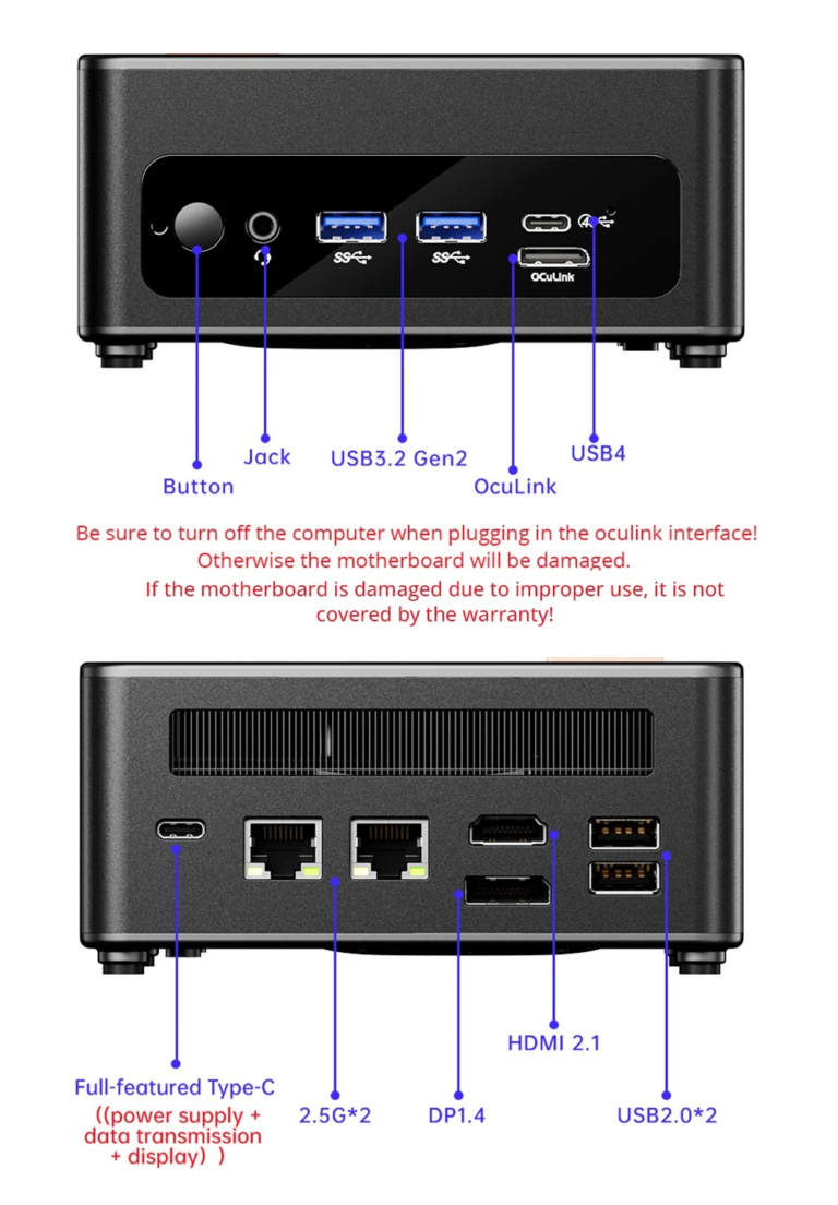 AOOSTAR GEM12 mini PC-k erős Ryzen 7 és 9 procikkal 6