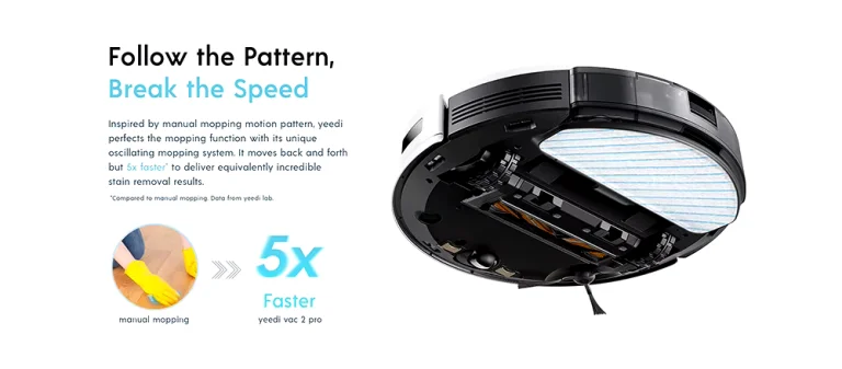 Yeedi Vac 2 Pro porszívó újratöltve, olcsóbban 10
