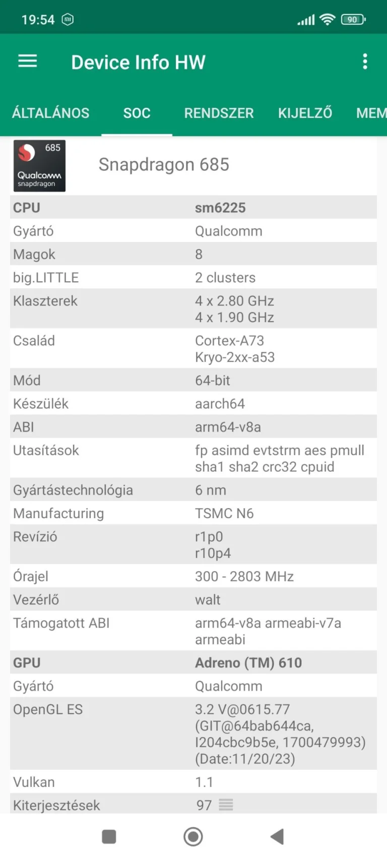 Test 13 du smartphone Redmi Note 4 30G