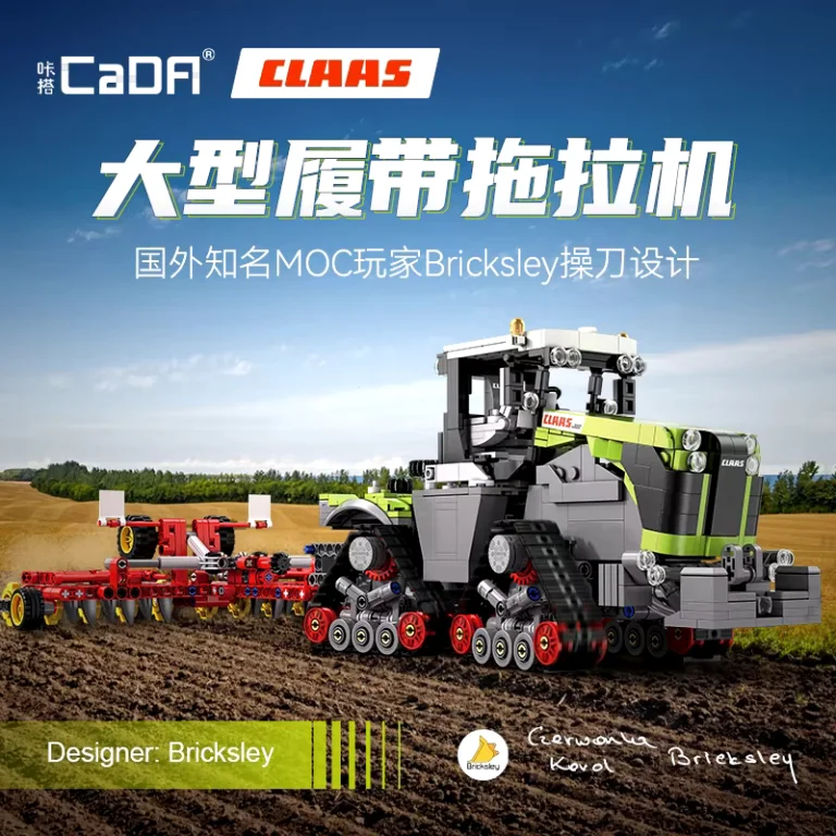 Cada LEGO kompatibilis traktor szett olcsón vihető 5