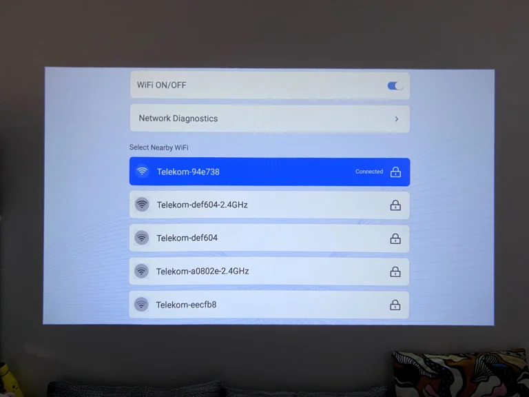 Prueba 100 del proyector Lenovo 33P