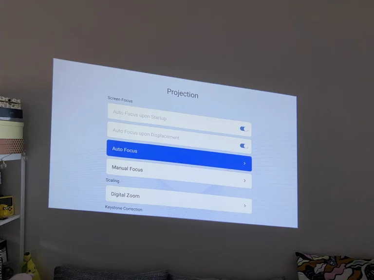 Prueba 100 del proyector Lenovo 40P