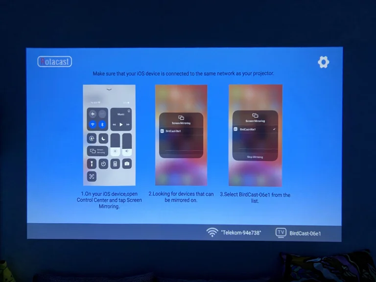 Prueba 100 del proyector Lenovo 54P