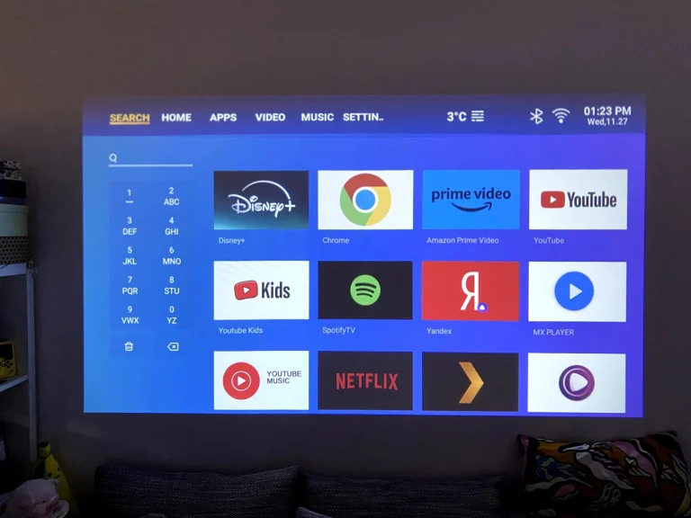 Prueba 100 del proyector Lenovo 41P