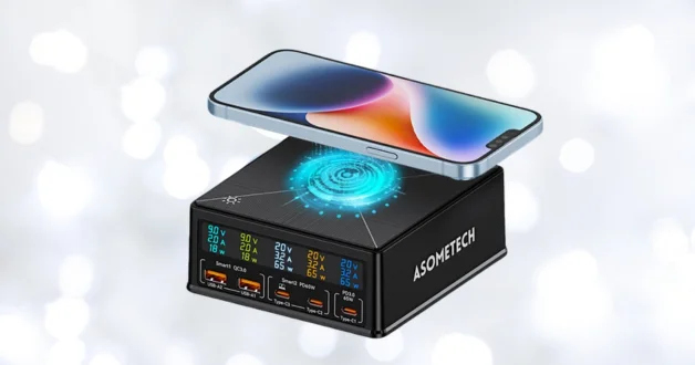 Asometech 160 W-os töltőállomás 11 400 Ft-ért 1