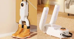 Segít az elektromos cipőszárító, ha beázott a bakancsod