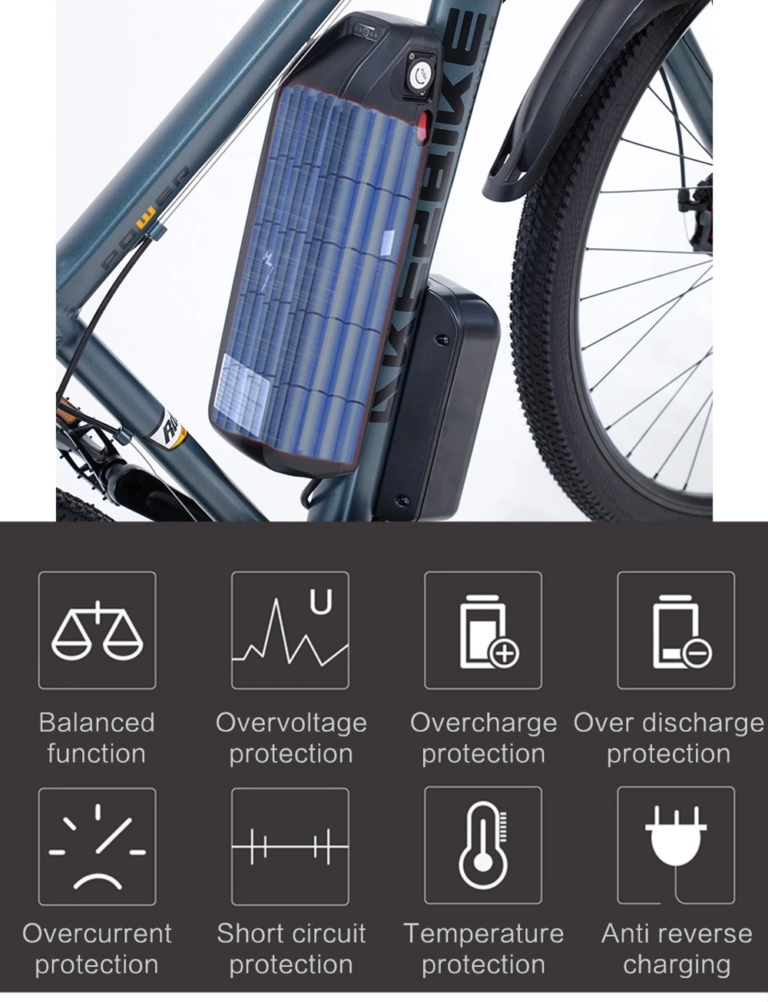AKEZ 29″ elektromos bicikli napi ingázásokhoz 16