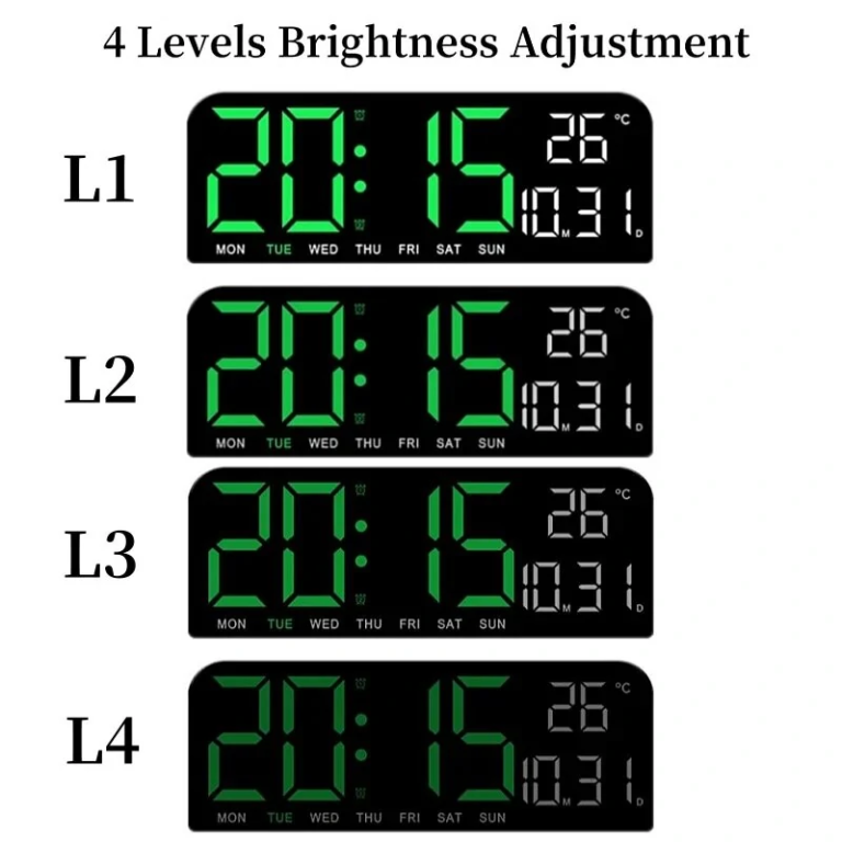 9 colos színes LED falióra rendelhető csupán 4800 Ft-ért 7