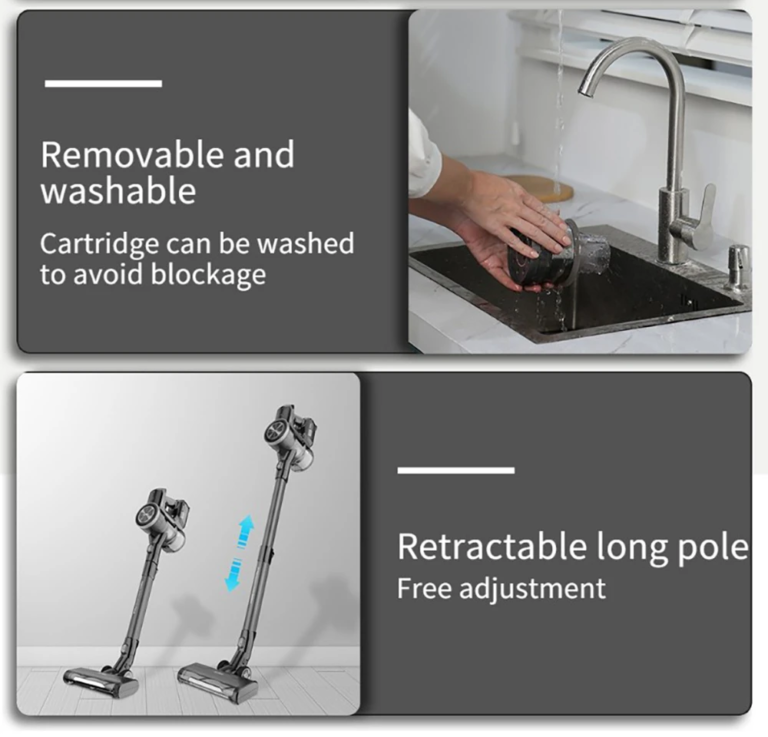 Itt a jövő a Redkey P7 Plus önürítős állóporszívóval 5