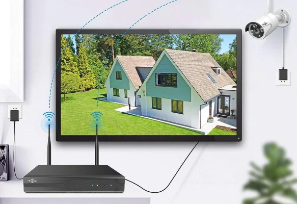 Hiseeu 4 IP-kamerás vezeték nélküli megfigyelőrendszer 1