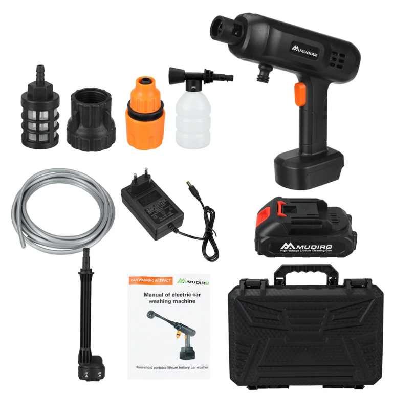 Mudiro magasnyomású mosó – 6 az 1-ben vízágyú otthonra 11