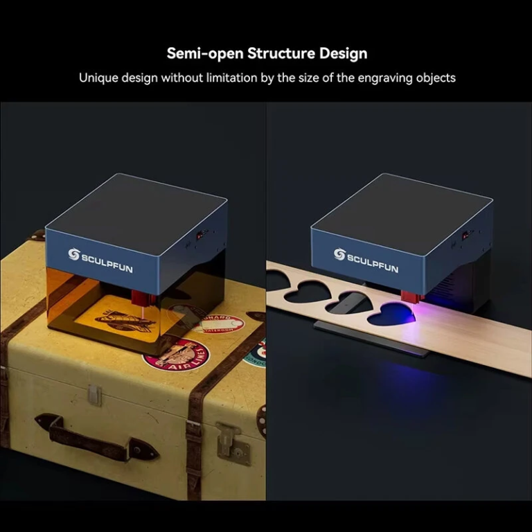 A Sculpfun iCube Pro Max lézergravírozó tisztán dolgozik 7